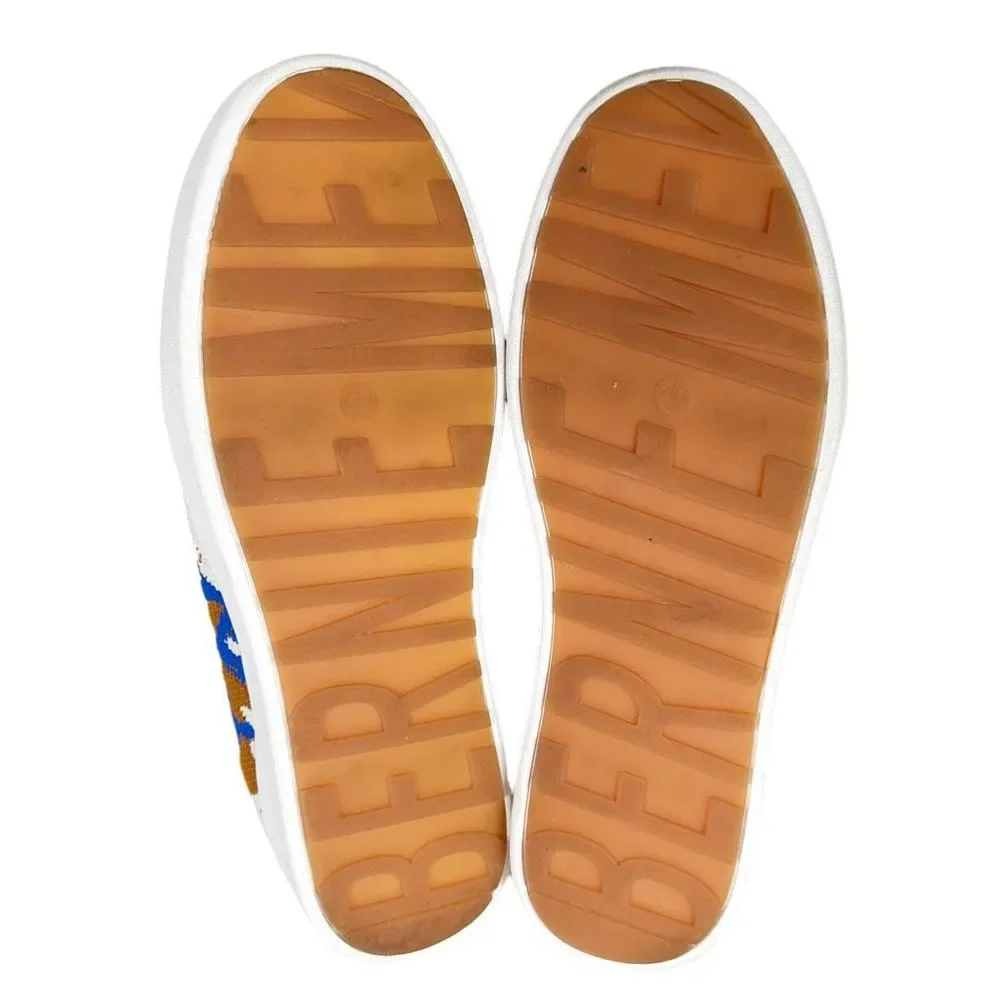 Bernie Mev New York Jenna Planet Cream Slip-On Sneakers - Size 6.5/7